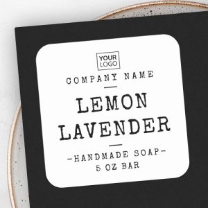 Typewriter font white or any color product labels