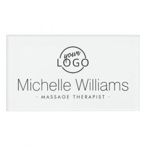 Add your own logo name tag