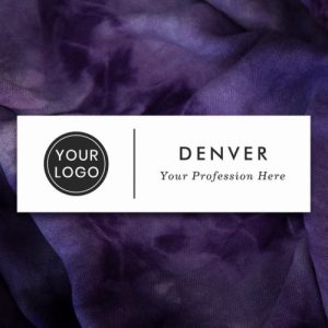Add your own logo name title name tag