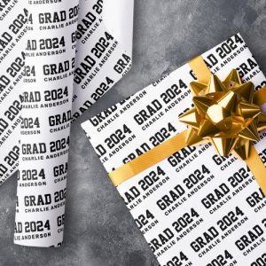 Best dad ever photo heart fathers day wrapping paper