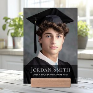 Graduation graduate name year school photo holder