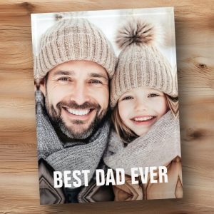 Best dad ever father's day photo paperweight